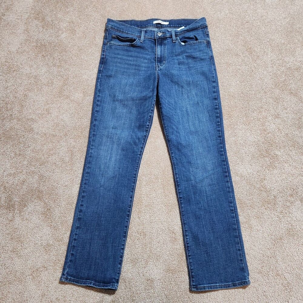Levi's Women's Straight Leg Jeans - Blue Denim